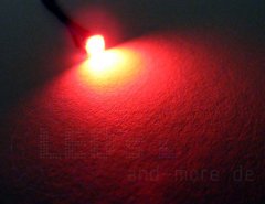 Duo SMD LED Warm Weiß / Rot 3528 PLCC4 mit Anschlussdraht