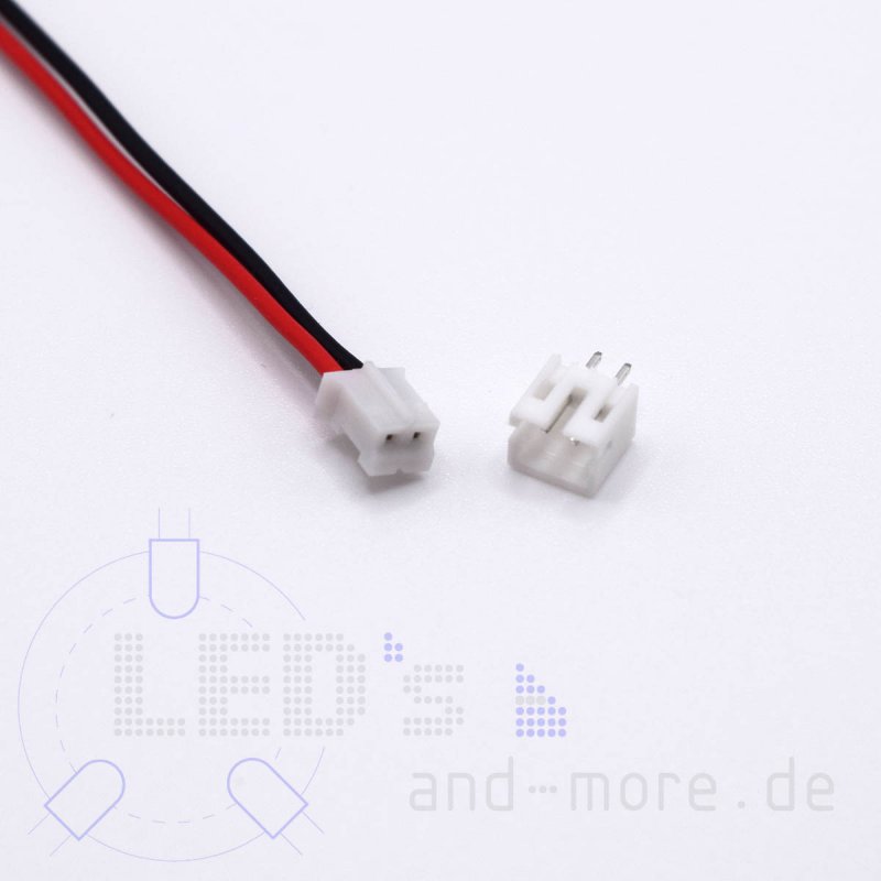 Micro Steckverbinder RM 1.0 2- 3- 4-polig mit Kabel Stecker + Buchse ,  11,99 €
