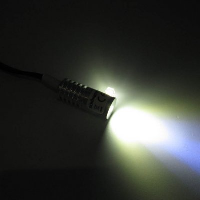 LED Adapter für Lichtwellenleiter Lichtleiter LWL Leuchtfarbe Weiß