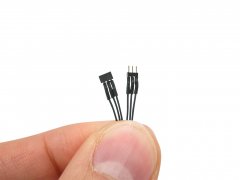 Micro Steckverbinder mit 0,04mm² Litze 1x3pol RM 1,0 Stecker + Buchse verkabelt