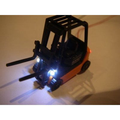 Modell Figur Gabelstapler Still LED Beleuchtung Spur H0