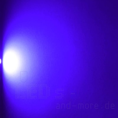 SMD 5050 PLCC6 LED Ultrahell UV (Schwarzlicht) 300mcd 120° 3-Chip