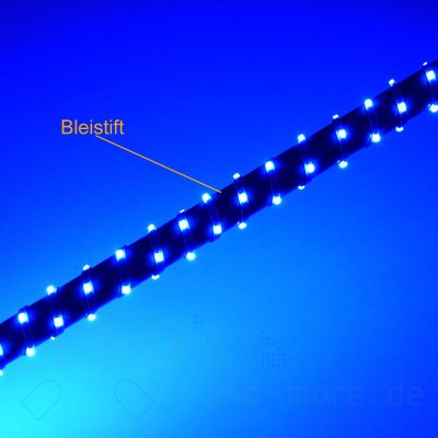 Micro Flex-Band 72 LEDs 50cm 2,8 Volt Blau, 1,6mm Breite