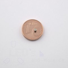 Magnet Scheibe Ø 2x2mm vernickelt Scheibenmagnet 150g N48 Neodym