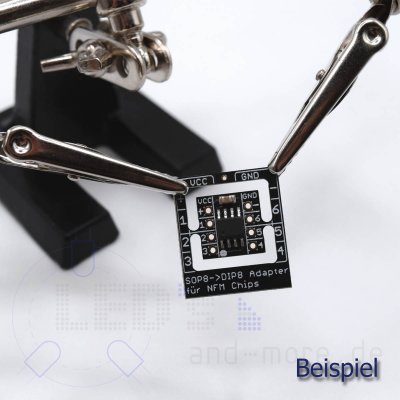 Platine mit 6 Kanal SMD Funktions Chip 12x12x2,8mm Bahnübergang 010