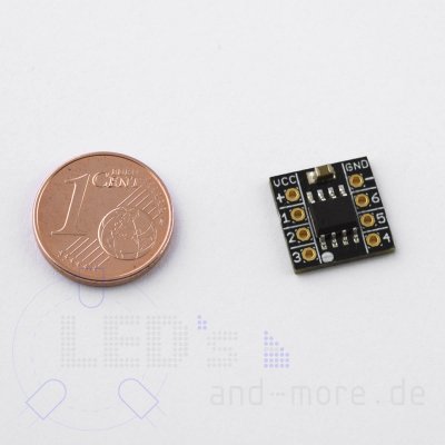 Platine mit 6 Kanal SMD Funktions Chip für Moba 12x12x2,8mm Muster 014