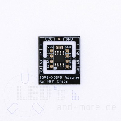 Platine mit 6 Kanal SMD Funktions Chip für Moba 12x12x2,8mm Muster 073