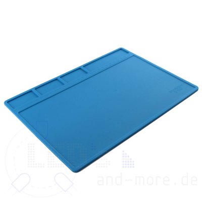 Silikon Unterlage Lötmatte 28x20cm hitzebeständig antistatisch blau