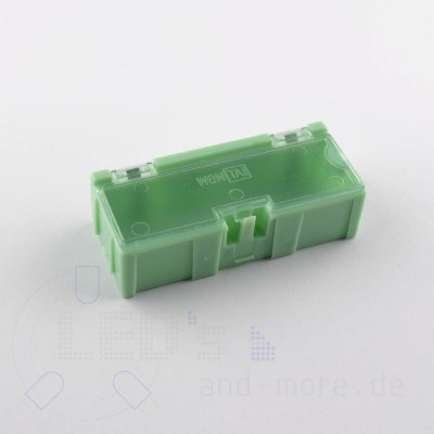 SMD Aufbewahrungsbox Leer Container für Bauelemente Grün mittel
