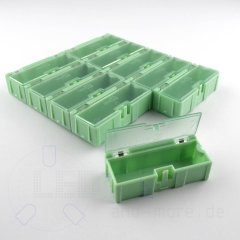 SMD Aufbewahrungsbox Leer Container für Bauelemente Grün mittel