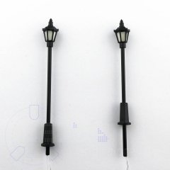 klassische Laterne Straßenlampe Parkleuchte LED warmweiß H0, TT