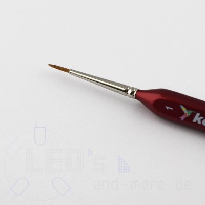Sehr feine Pinsel fr Modellbau mit Rotmarderhaar Kolibri 1 = 1,9 mm