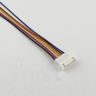 JST XH Buchse RM 2,54mm mit Kabel 7-polig