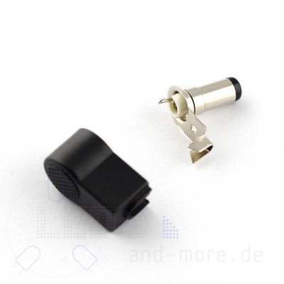 Winkelstecker Adapter 90° Stecker 5,5/2,1mm abgewinkelt