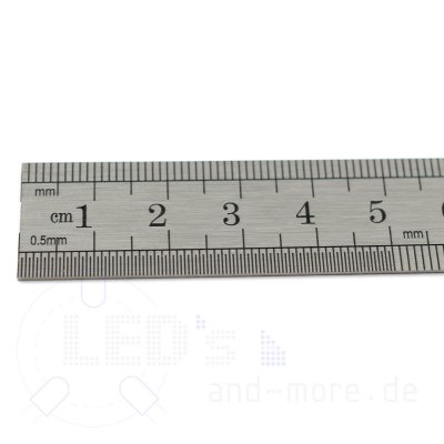 Kleines Edelstahl Lineal Stahlmaß 19x150 mm