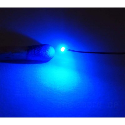 SMD LED mit Anschlussdraht 0201 Blau 25mcd 145°