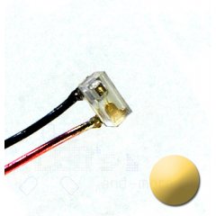 SMD LED mit Anschluss Draht 0402 Warm Weiss 280 mcd 120°
