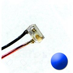 SMD LED mit Anschluss Draht 0402 Blau 55mcd 120°