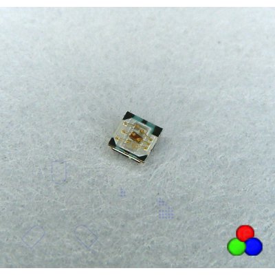Mini RGB SMD LED 0404 90mcd je Farbe 120° VS AR98M gemein. Plus