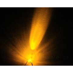 1,8mm LED Axial Gelb ultrahell klar 200 mcd 25°