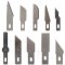 10x Ersatzklingen zu Großes Set Skalpelle Designer Messer