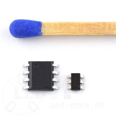 Micro SMD Chip 4 Kanal Lauflicht 3x1,8x1,1mm Muster 071