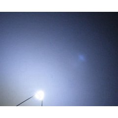 1,8mm LED Axial Weiß ultrahell diffus 2100 mcd 7000K 100°