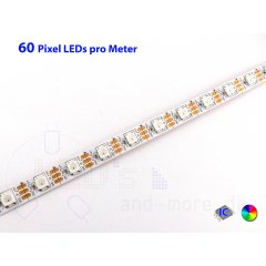 Pixel LED-Stripe RGB WS2812 500cm/300LEDs 5V steuerbar weiß