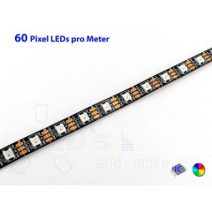 Pixel LED-Stripe RGB WS2812 500cm/300LEDs 5V steuerbar...
