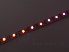 Pixel LED-Stripe RGB WS2812 500cm/300LEDs 5V steuerbar schwarz