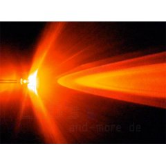 SET 100x 5mm Ultrahell LED Orange 3000 mcd 20°
