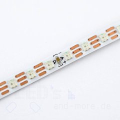 200 Pixel LED-Stripe RGB WS2812 100cm 5V steuerbar extra schmal weiße Platine