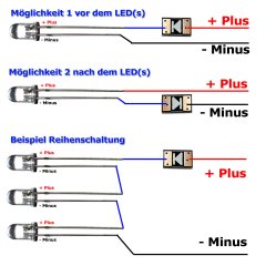 Intelligenter Widerstand / Micro Konstantstromquelle bis 28V für LEDs 20 mA