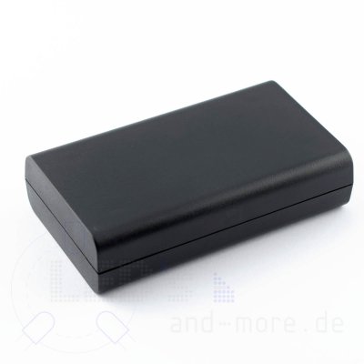 Kunststoff Box Gehäuse schwarz 120 x 72 x 30mm Halbschalen