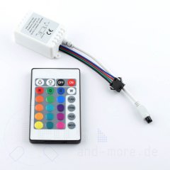 Kleiner RGB Controller für LED-Stripes mit Fernbedienung IR