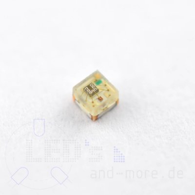 Ultra kleines WS2812 SMD RGB LED 1010 steuerbar integr. Controller 120° 4 Pin 1x1mm