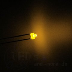 Diffuses 1,8mm LED Gelb 30mcd 60° Luckylight
