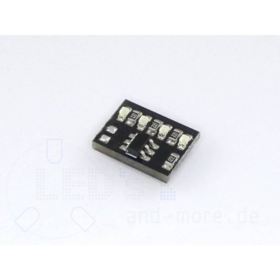 4 Kanal pico Lauflicht Modul 10,5x7,3x2,8mm Bahnübergang 010 Onboard LED Rot