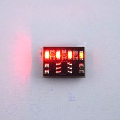 4 Kanal pico Lauflicht Modul für Moba 10,5x7,3x2,8mm Muster 001 Onboard LED Rot