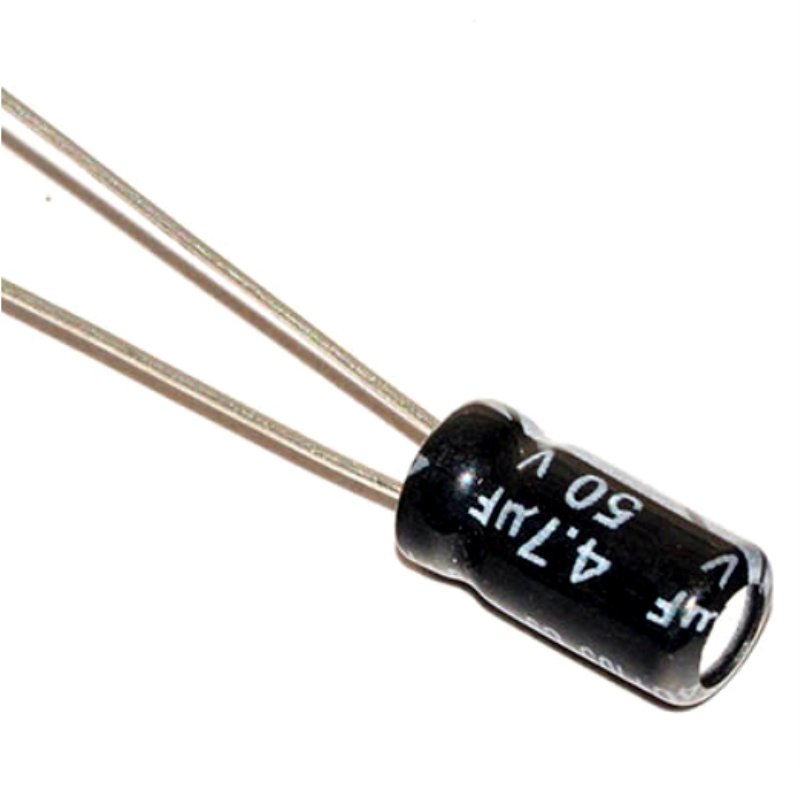 Produktbild von 10 Stück Elko 47µF / 50V – Radiale Elektrolytkondensatoren, 105°C, ±20% – Für Reparatur & Bastelprojekte