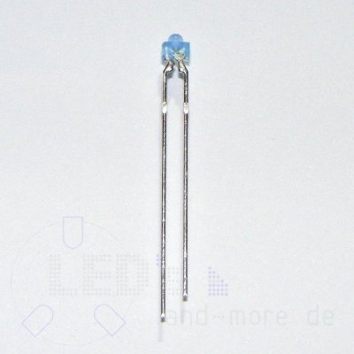 Diffuses ultrahelles 1,8mm LED Blau 750 mcd 40° Luckylight