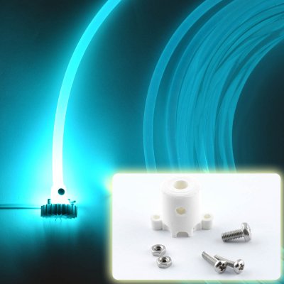 5mm Lichtwellenleiter / Lichtleiter Adapter für Highpower-LEDs LWL Anschluss