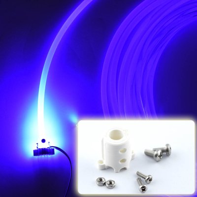 8mm Lichtwellenleiter / Lichtleiter Adapter für Highpower-LEDs LWL Anschluss