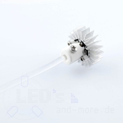 5mm Lichtleiter Adapter mit Khlkrper fr Highpower-LEDs LWL Anschluss
