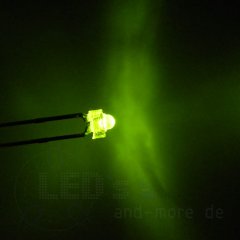 Klares 1,8mm LED Grün 100 mcd 40° Luckylight