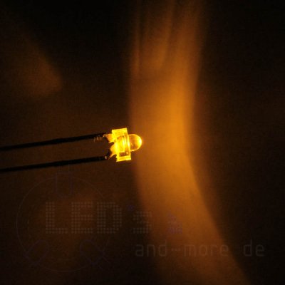 Klares 1,8mm LED Gelb 75 mcd 40° Luckylight
