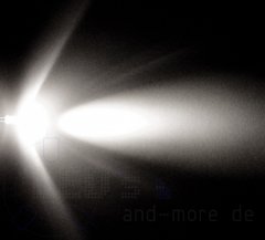 Ultrahelles 5mm LED Neutral Weiß 22.000 mcd 30°...