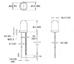Ultrahelles 5mm LED Neutral Weiß 22.000 mcd 30° 4300K