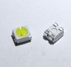 Duo SMD LED Weiß / Rot 3528 PLCC4 120°, 500mcd / 220mcd (parallel)
