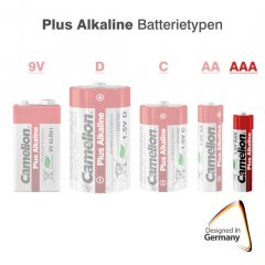 Camelion Micro Alkaline Plus LR03 / AAA, Batterien, 4er Pack